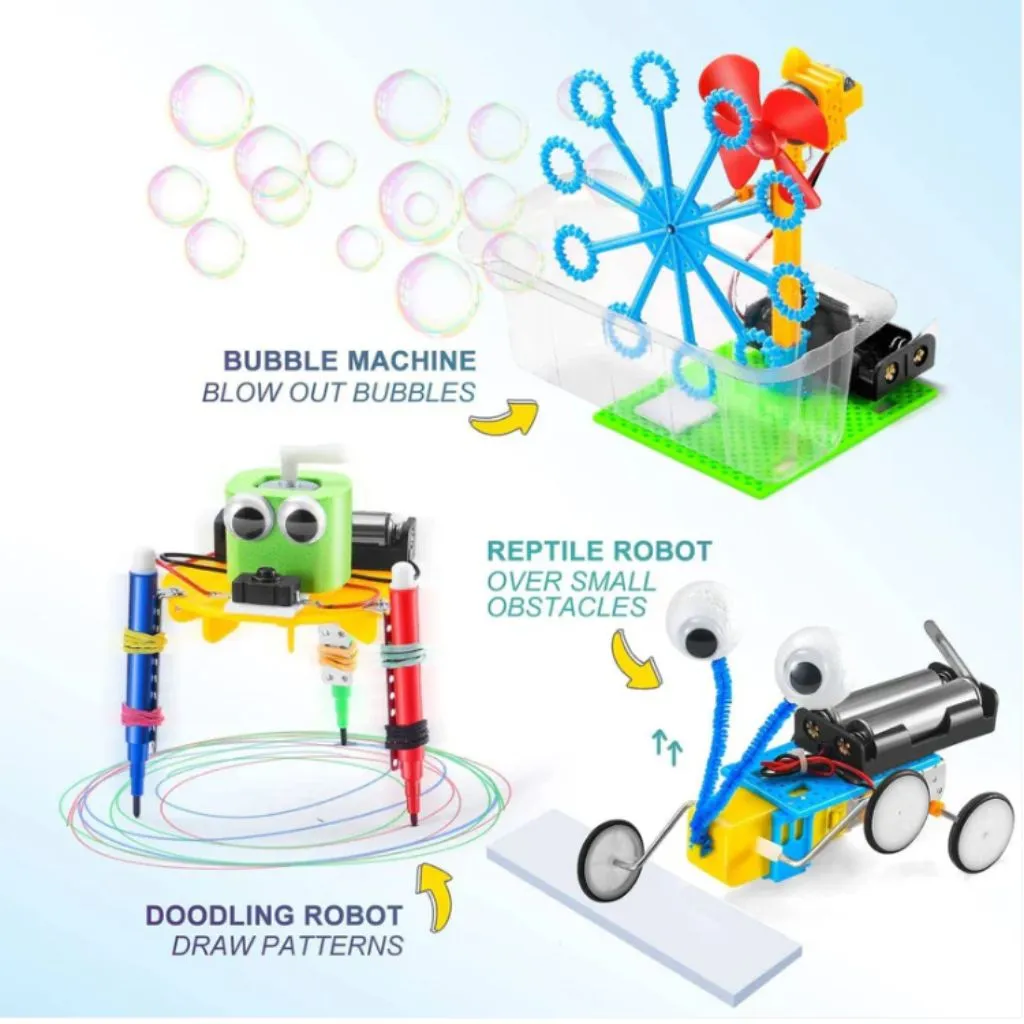 STEM Robotics Kit, 6 Set Electronic (2).webp