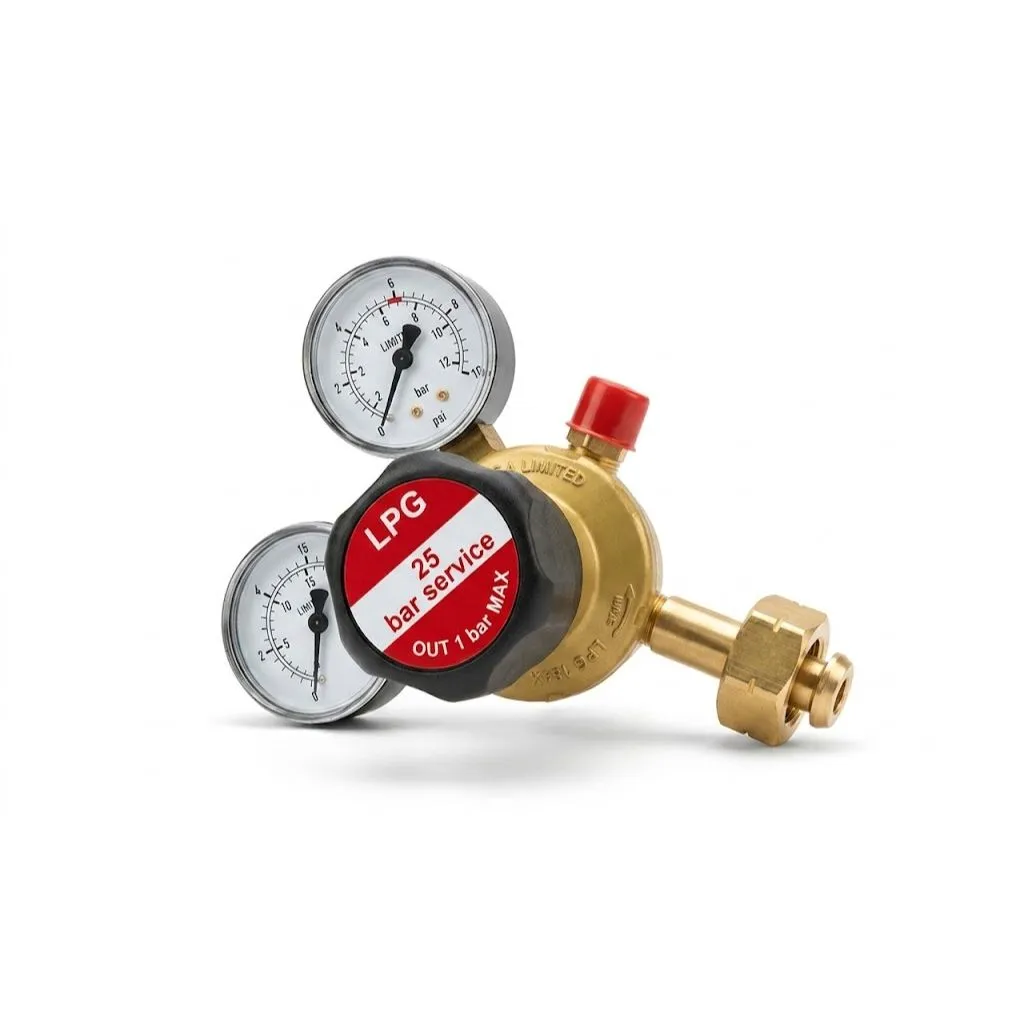 LPG 18 B Single Stage LPG Regulator with 2 Gauges.webp
