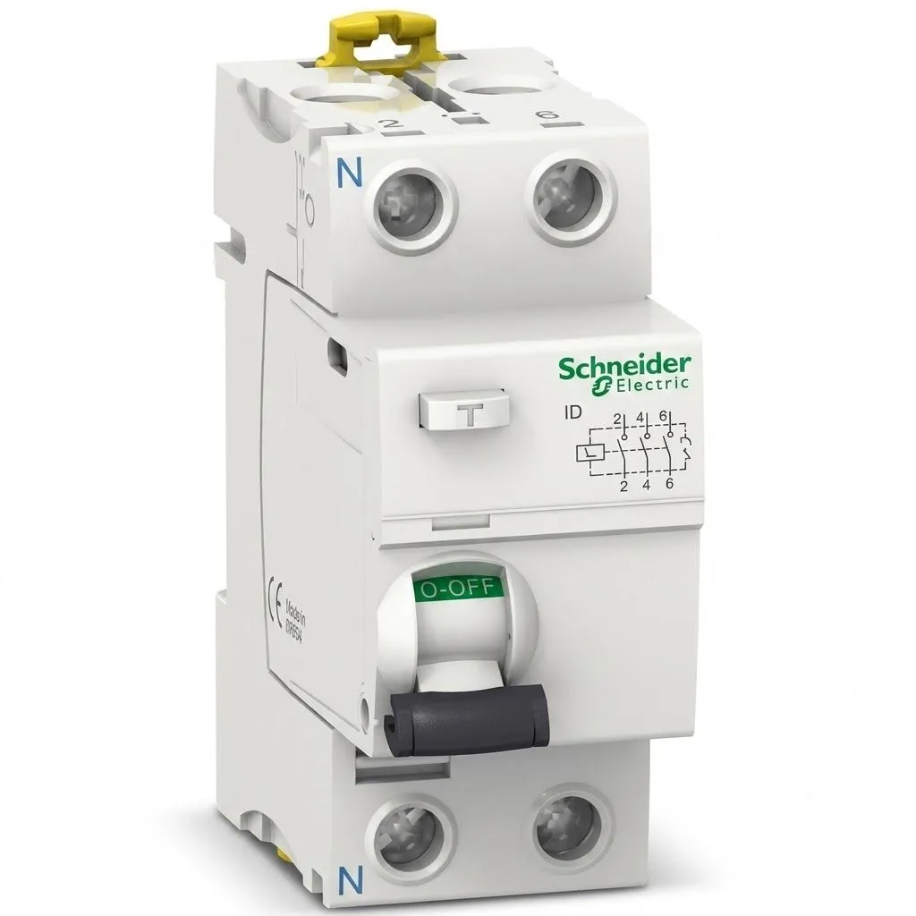 SCHNEIDER RCCB 63A 2Pole 30mA A9N16208 (2).webp
