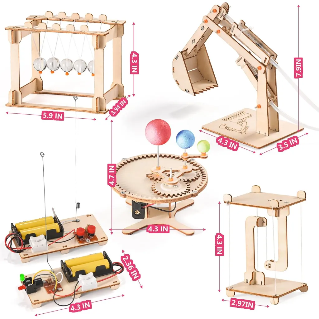 YUTIN STEM Science Kit – 5-in-1 Wooden 2.webp