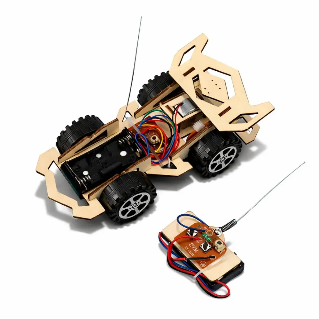 Wooden Solar Car STEM Kit DIY Solar (6).webp