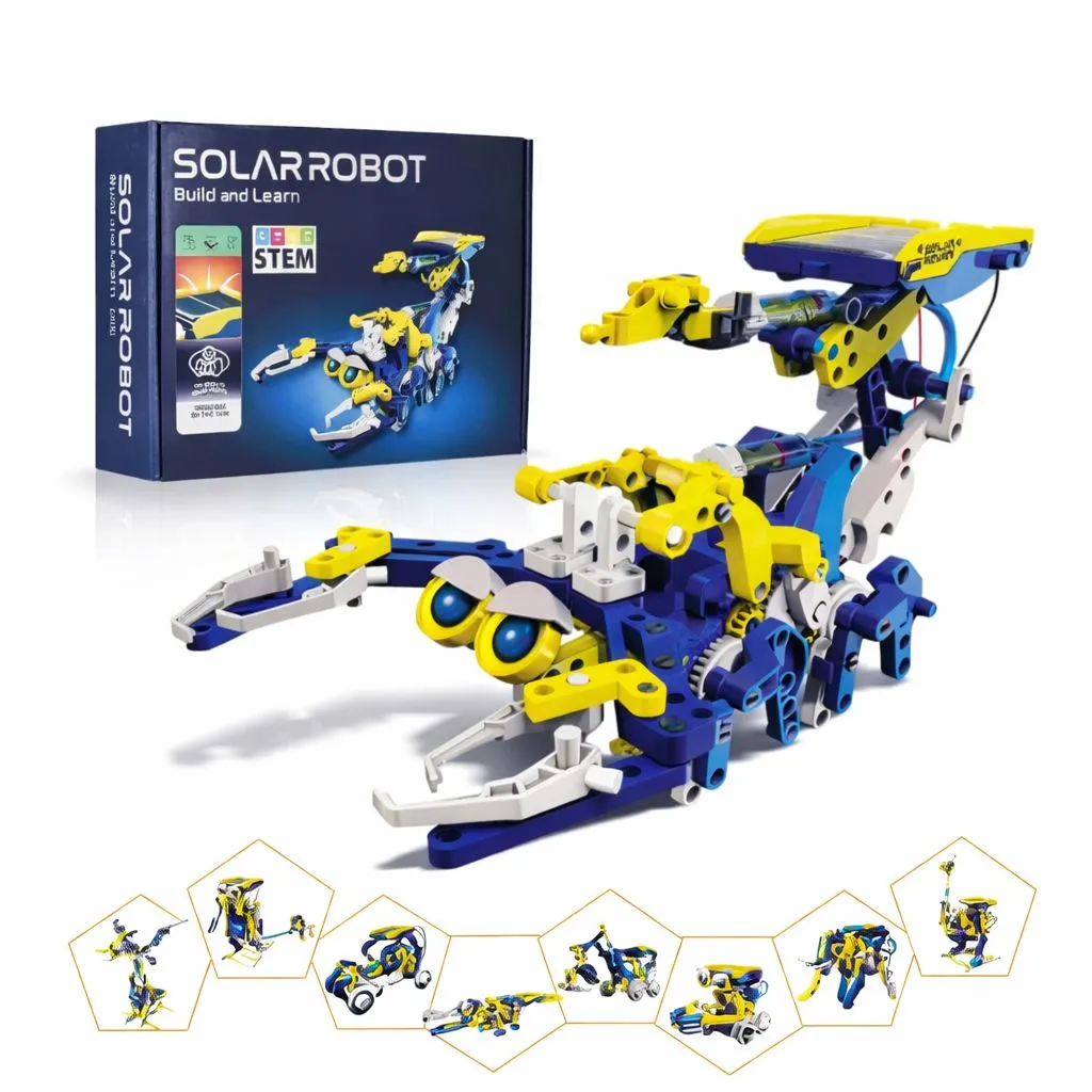11 in 1 STEM Solar Robot Toys for Kids (Cu)