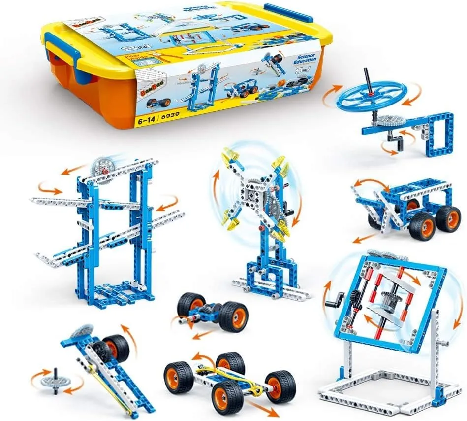 8 in 1 BanBao Stem Building Toys, DIY STEM Building Blocks Building Set