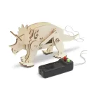 DIY Wooden Triceratops RC Kit 3D Wooden Triceratops STEM Kit