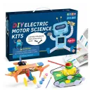Electric Motor Woodworking Project 2-in-1 Wooden Robotic STEM Kit