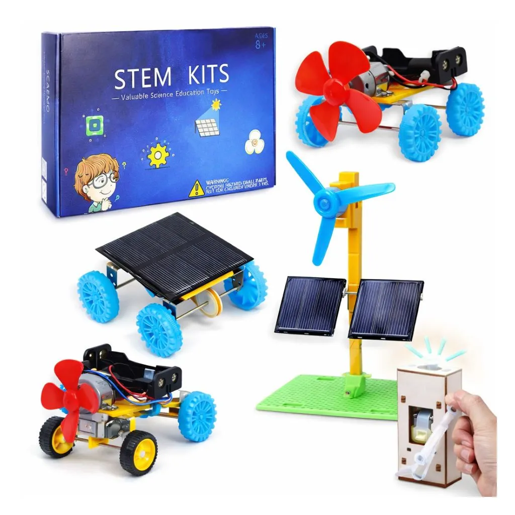 [RE08] Science Kits Boys Building Set for Kids Solar Experiment Toys